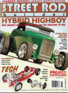 STREET ROD BUILDER 2008 NOV - FAT FORD DROPTOP, QUICK-CHANGE REAR, HOODLATCH